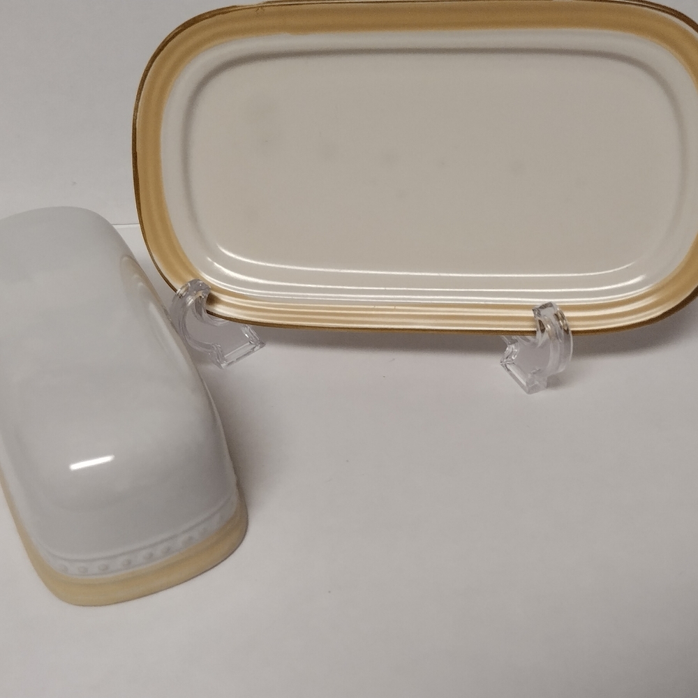 Vintage Japan Crowning Fashion Johann Haviland Butter Dish With Lid